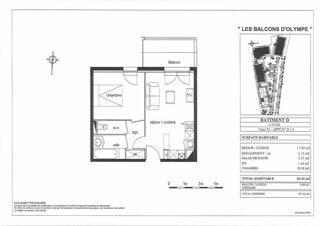  Appartement à louer 2 pièces 37 m²