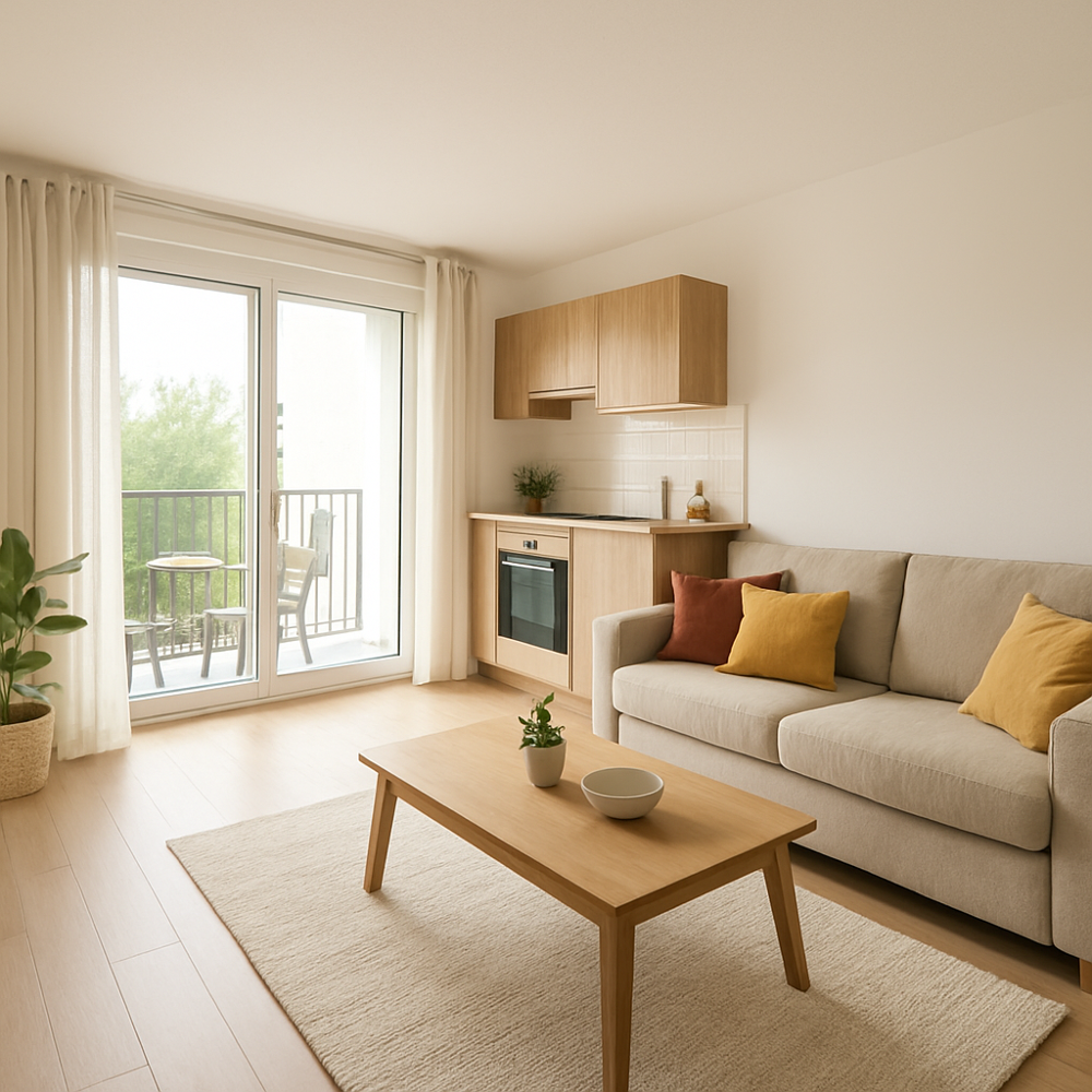 Appartement 2 pièces de 49 m2 (Saint-Jean-de-la-Ruelle)