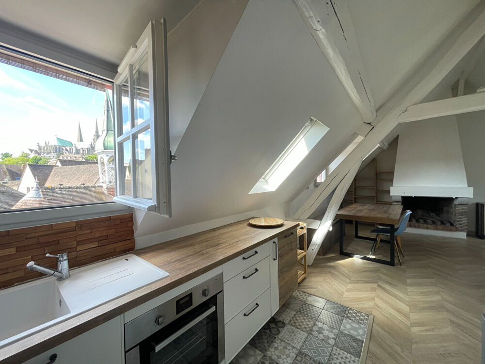 Location Appartement Appartement Chartres 2 pièce(s) meublé vue Cathédrale Chartres