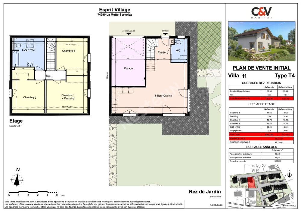 Vente Appartement Programme Neuf  Esprit Village La motte servolex