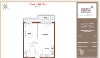  Appartement � vendre 2 pi�ces 43 m�