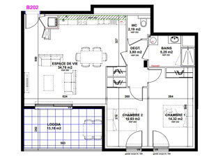  Appartement � vendre 3 pi�ces 72 m�