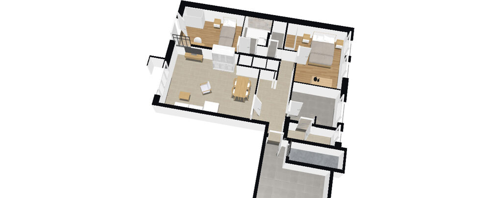 Vente Appartement Appartement type T3 de 100m² Hyper Centre Mairie Roosevelt - 69500 BRON Bron