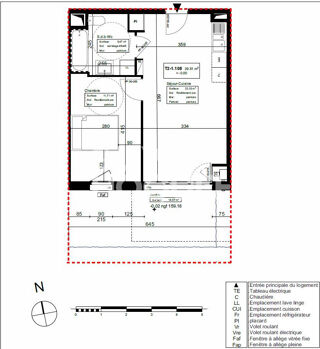  Appartement à louer 2 pièces 40 m²