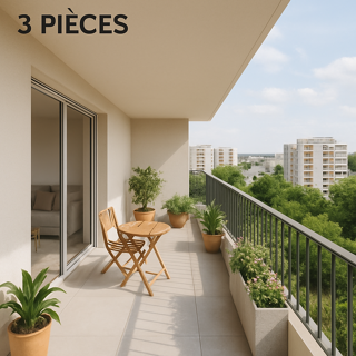  Appartement à vendre 3 pièces 64 m²