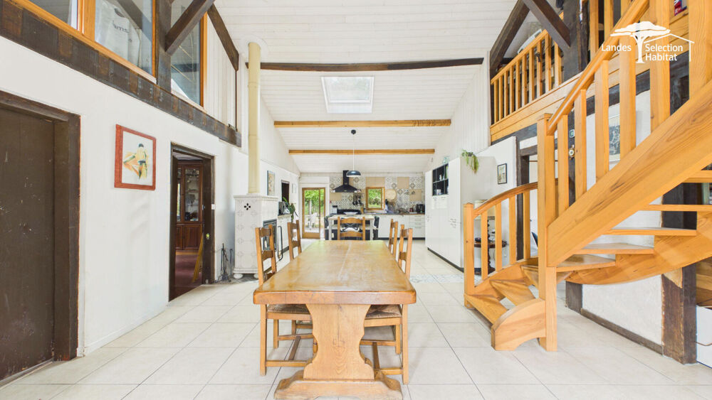 2 belles maisons landaises avec piscine et airial (revenus gîte)