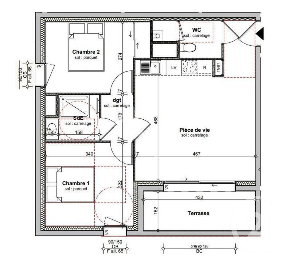 APPARTEMENT NEUF Type 3 à SAINT HILAIRE DE RIEZ