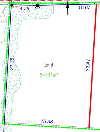 Terrain � vendre 335 m�