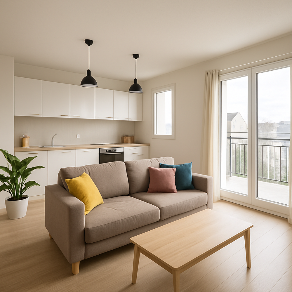 Appartement 2 pièces de 46 m2 (Ambleteuse)