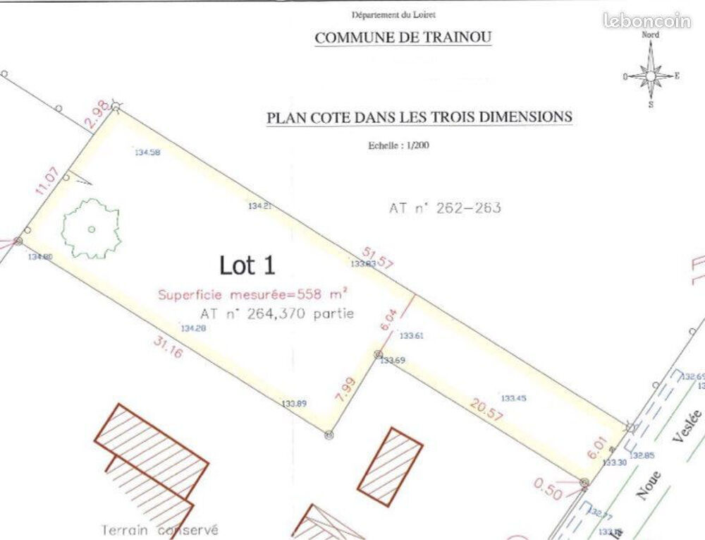 Vente Terrain Terrain Trainou Trainou