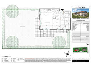  Appartement � vendre 3 pi�ces 65 m�