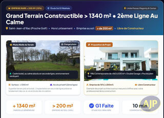  Terrain à vendre 1340 m²
