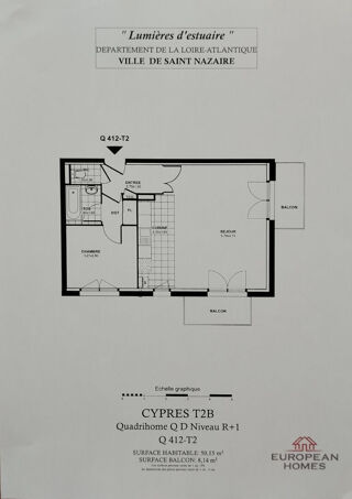  Appartement à vendre 2 pièces 50 m²