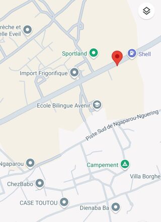  Terrain � vendre 1 m� Ngaparou