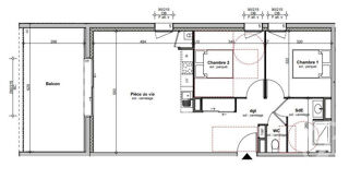  Appartement � vendre 3 pi�ces 66 m�