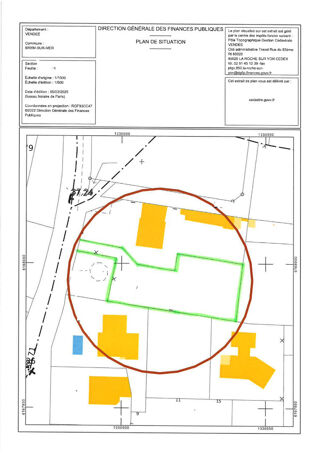  Terrain � vendre 835 m�