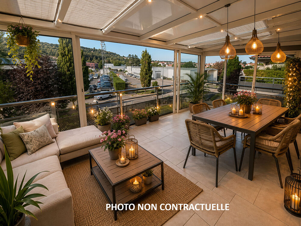 A vendre : Spacieux appartement avec véranda, cave, parking et garage à Roche-la-Molière