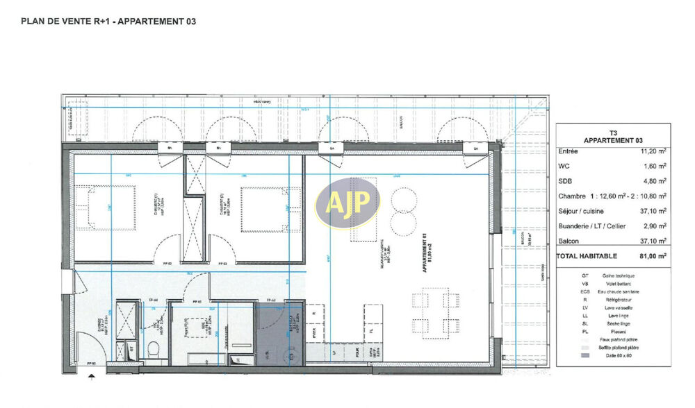 Appartement T3 neuf Lacanau Ocean