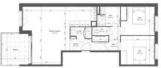  Appartement  vendre 3 pices 73 m