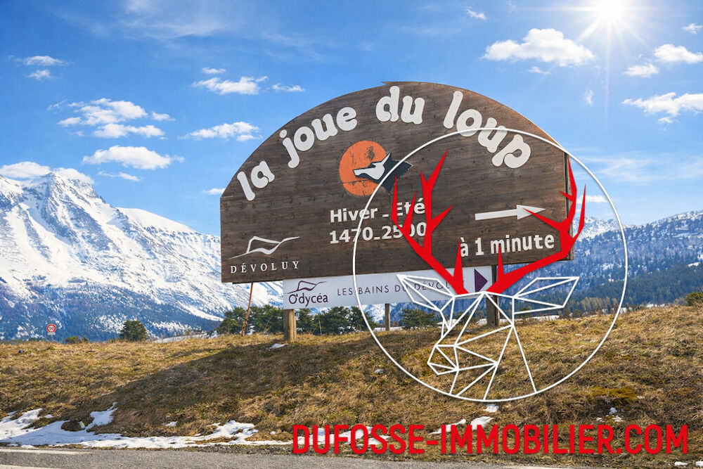 Vente Terrain RARE La Joue du Loup Terrain Face Piste et Station Le Devoluy Devoluy