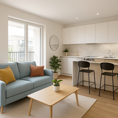   Appartement 2 pi�ces de 41 m2 (Bussy-Saint-Georges) Appartement - 2 pi�ce(s) - 41 m�