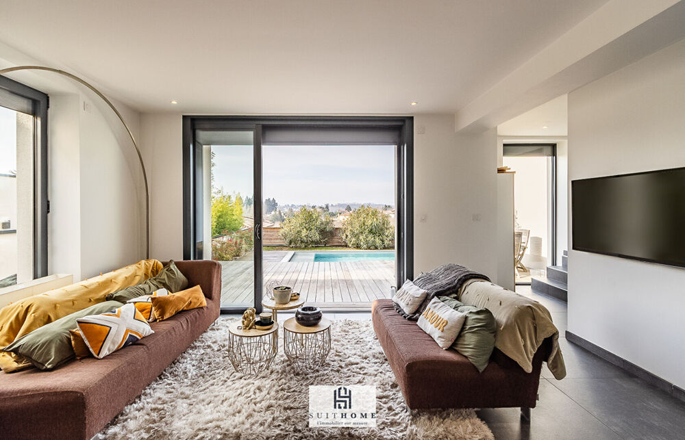Vente Maison BELLE MAISON AVEC PISCINE A LIMONEST AVEC VUE PANORAMIQUE Limonest