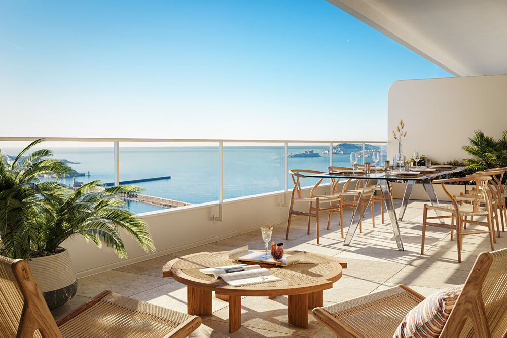 APPARTEMENT T3 VUE IMPRENABLE SUR LA MER - RESIDENCE D'EXCEPTION