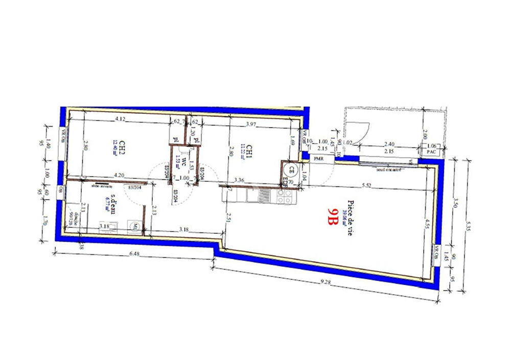 Vente Appartement Appartement La Mothe Achard 3 pièces - 70.98 m2 La mothe achard