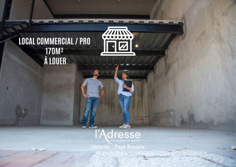 &Agrave; louer - Local commercial / professionnel - Centre Cambo-les-Bains 4500 64250 Cambo les bains