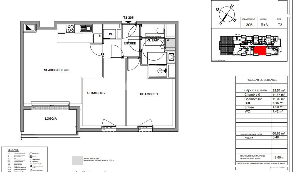 Vente Appartement Appartement Neuf T3 de 60,63m² - Centre ville de LAVAL Laval