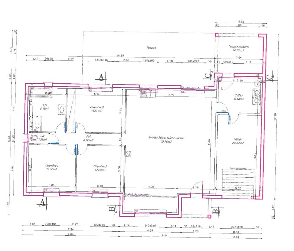 Maison contemporaine 128 m²