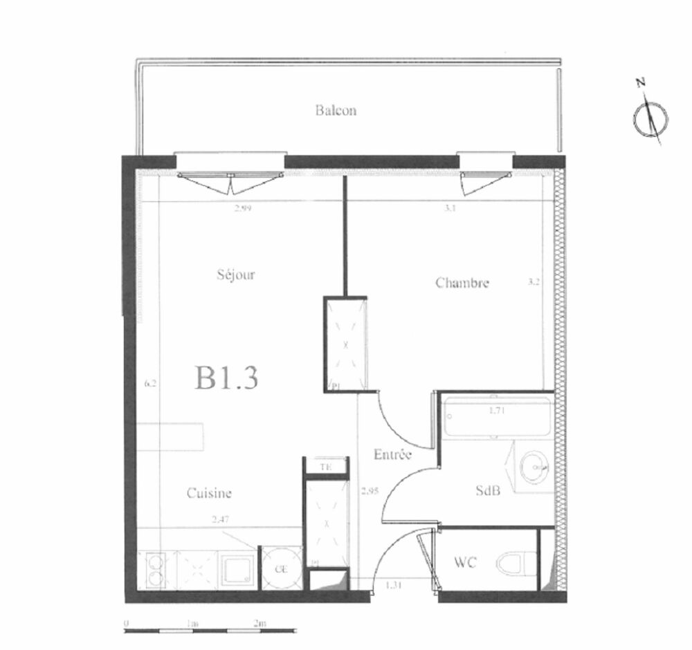 Vente Appartement EXCLUSIVITE - Appartement Saint Andre De Cubzac  2 pièce(s) Saint andre de cubzac