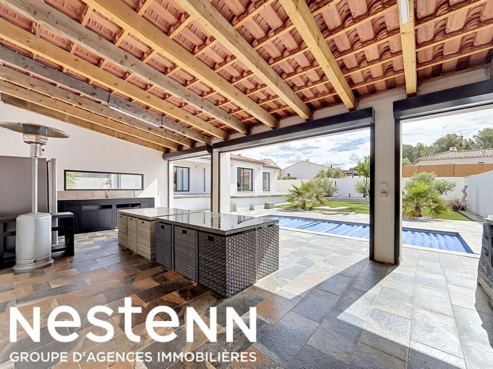 Vente Maison Lançon-de-Provence , Maison neuve plain-pied 118 m² | Prestations haut de gamme | Piscine & Poolhouse Lancon provence
