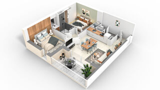  Appartement  vendre 3 pices 54 m