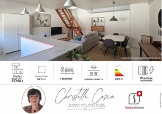  Appartement à vendre 2 pièces 55 m²