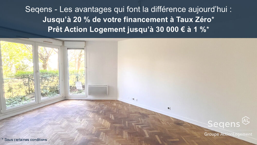 Vente Appartement Studio de 30m² en rez de jardin avec terrasse et box en sous sol Villiers sur marne