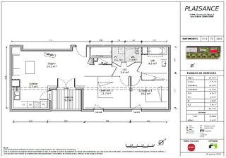  Appartement � louer 3 pi�ces 66 m�