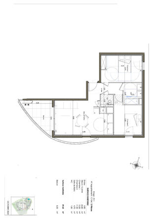  Appartement à vendre 3 pièces 60 m²