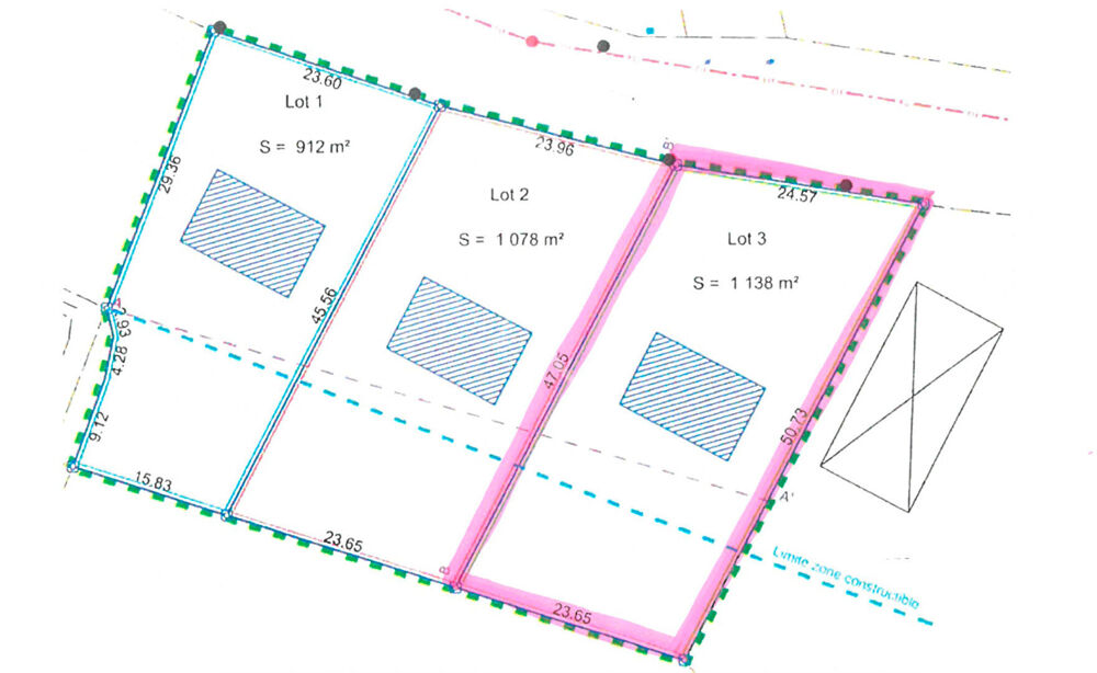 Vente Terrain Terrain St-Ciers-Du-Taillon 1138 m2 St ciers du taillon