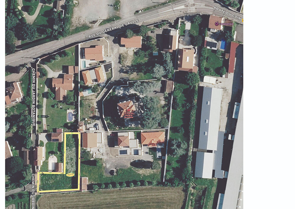 Vente Terrain Sur les hauteurs de St Chamond au pied du Pilat Terrain plat constructible et viabilisé de 1000m2 - libre constructeur Saint chamond