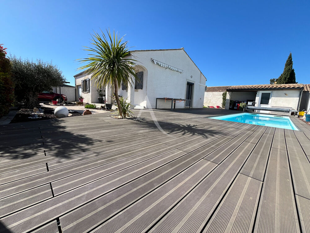 Belle villa plain pied avec piscine entre Narbonne et Carcassonne