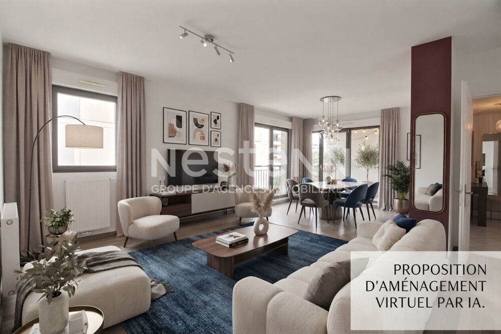 Appartement Massy 5 pièce(s) - ATLANTIS -Terrasse - séjour de 35m²