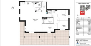  Appartement à vendre 4 pièces 107 m²