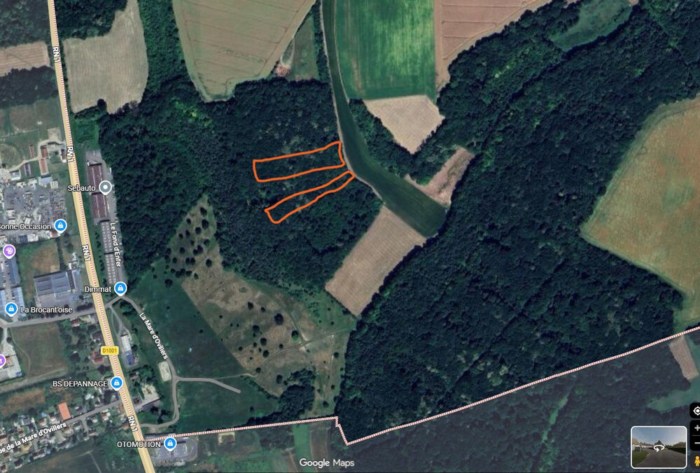 Vente Terrain TERRAIN NON CONSTRUCTIBLE STE GENEVIEVE - 3590 m2 Ste genevieve