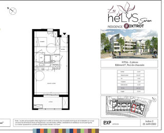  Appartement � vendre 2 pi�ces 46 m�