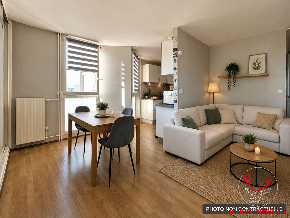 T2 50 m² : Balcon, Ascenseur. Secteur Les Sablons - Décines-Charpieu - Résidence sécurisée et Parking