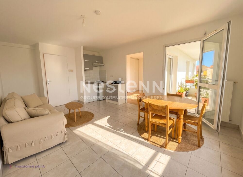 A vendre à Vannes secteur LE BONDON Appartement une chambre, une place de parking, une cave, ascenseur