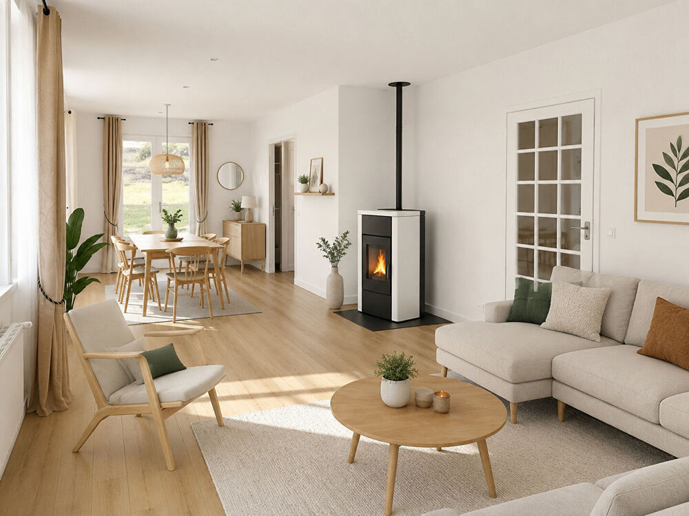 Maison Montbrison - Plain pied - 3 chambres , possibilité 4 - secteur calme - beau terrain
