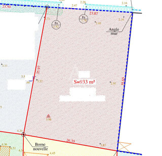  Terrain  vendre 933 m