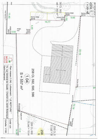  Terrain  vendre 557 m